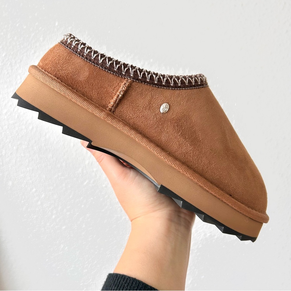 NWT Emu Australia Sharks Scuff Slipper in Chestnut Brown | Women’s Slipper